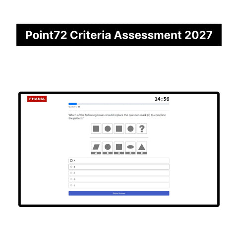 2027 Point72 Academy Criteria Assessment Exact Questions and Answers