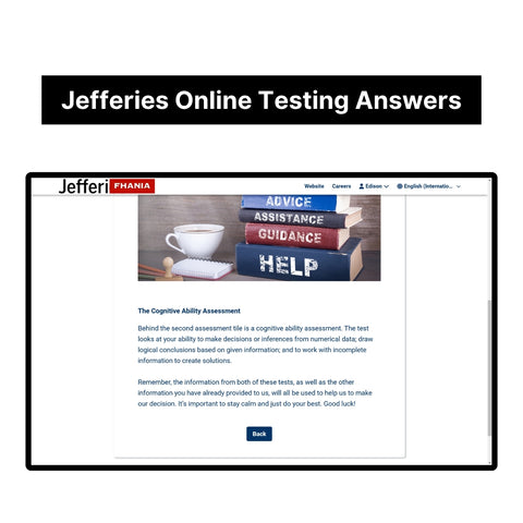 2027 Jefferies Online Assessment (Situational Judgement Test and Cognitive Ability Assessment) Exact Questions and Answers