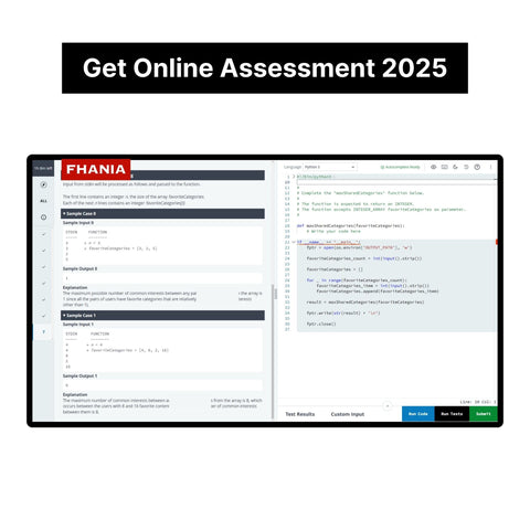 2025 TikTok Online Hackerrank Coding Assessment Tutorials