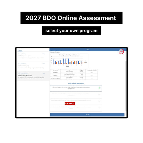 2027 BDO Interactive Assessment Online Assessment Exact Questions and Answers