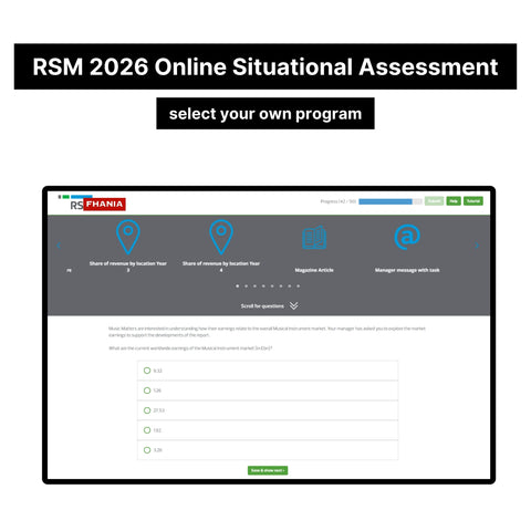 2026 RSM Online Situational Assessment and Job Simulation Assessment Tutorials