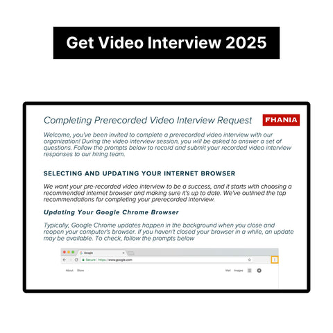 2025 FTI Consulting Pre-recorded Video Interview & Online Assessment Tutorials