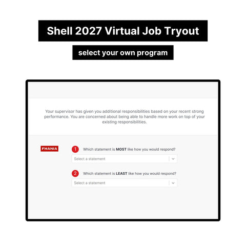 2027 Shell Virtual Job Tryout and On-demand Interview Tutorials