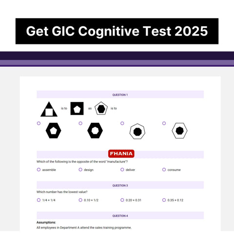 2025 GIC PI Cognitive Assessment Exact Questions & Answers