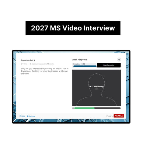 2027 Morgan Stanley Online Assessment and Video Interview Tutorials