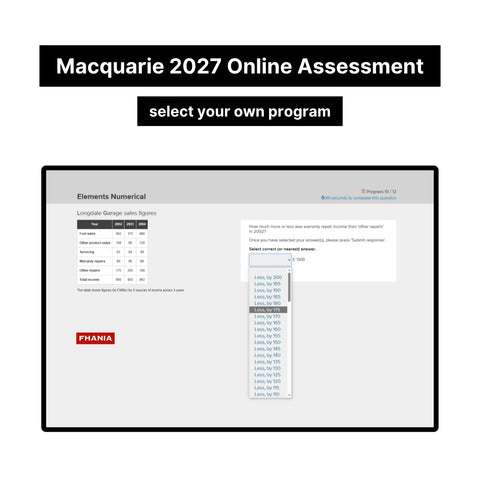 2027 Macquarie Online Psychometric Assessment Tutorials