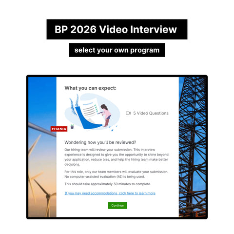 2026 BP Video Interview and Online Assessment Exact Questions and Answers
