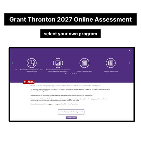 2027 Grant Thornton Online Assessment and Video Interview Tutorials