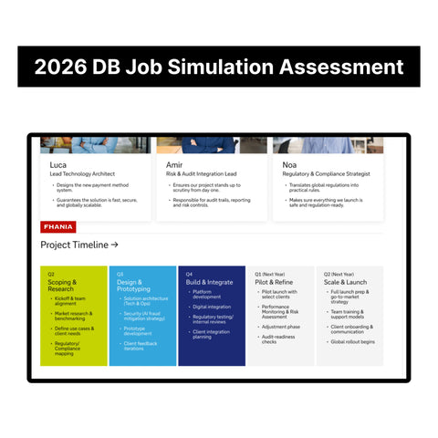 2026 Deutsche Bank Online Assessment Job Simulation Assessment Tutorials