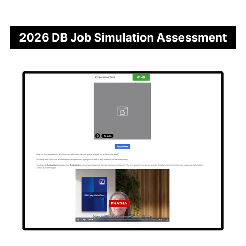 2026 Deutsche Bank Online Assessment Job Simulation Assessment Tutorials
