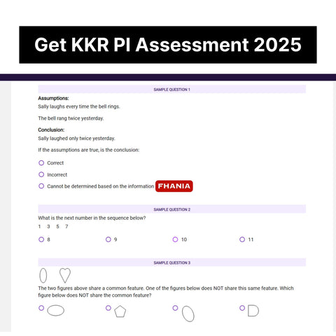 2025 KKR Predictive Cognitive Assessment Exact Questions & Answers