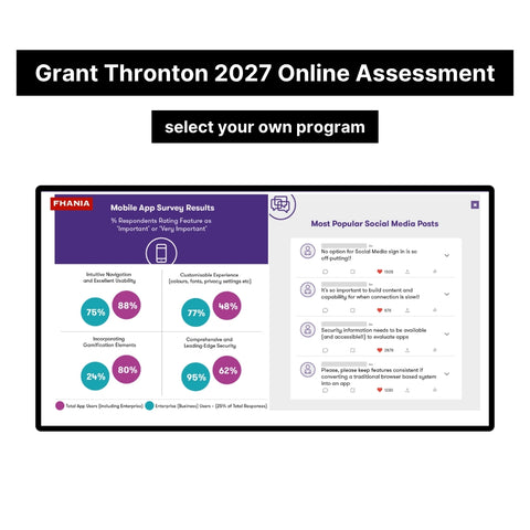2027 Grant Thornton Online Assessment and Video Interview Tutorials