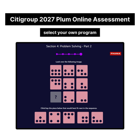 2027 Citigroup Online Assessment Plum Tutorials