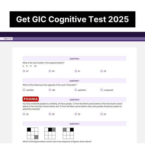 2025 GIC PI Cognitive Assessment Exact Questions & Answers