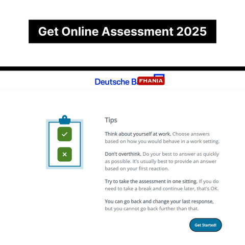 2025 Deutsche Bank Online Assessment (Situational Judgement Test) and Video Interview Tutorials