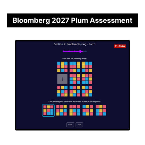 2027 Bloomberg Plum Online Assessment & Video Interview Tutorials