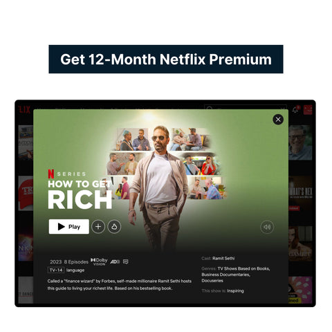 Netflix Premium 12-Month Stable Account