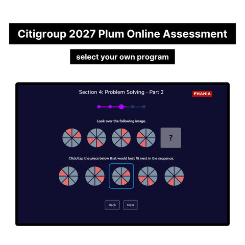 2027 Citigroup Online Assessment Plum Tutorials