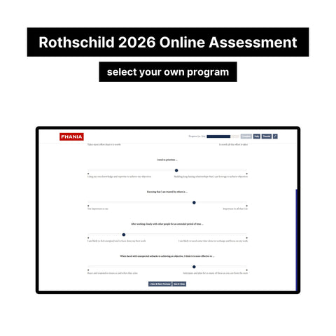 2026 Rothschild Blended Online Assessment Exact Questions and Answers