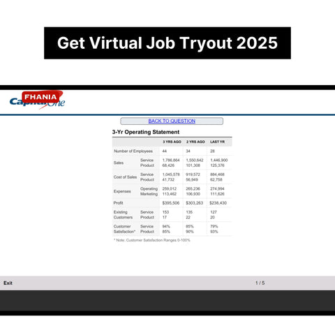 2025 Capital One Virtual Job Tryout Online Test and Digital Interview Tutorials