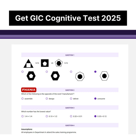 2025 GIC PI Cognitive Assessment Exact Questions & Answers