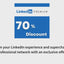 LinkedIn 70% Off Premium Business Account Discount 12-Month Subscription Unlimited Searching